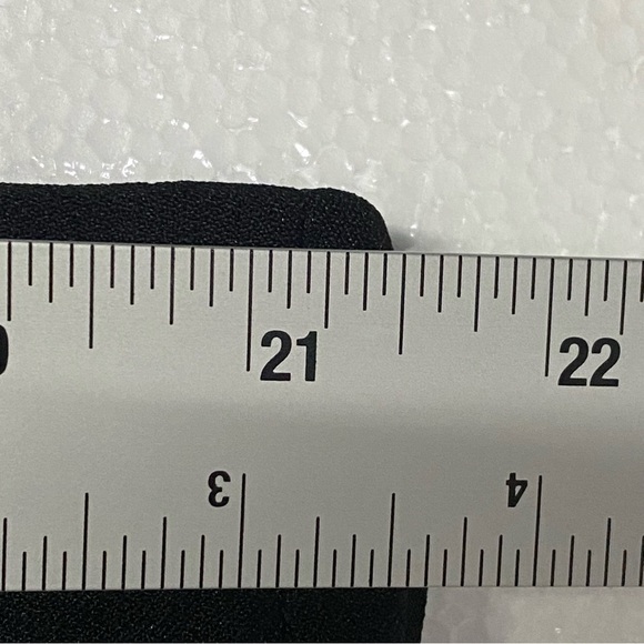 KASPER Pants Women Size 3X Black Elastic Waist Straight Leg Loose Pull On Slacks - Picture 5 of 8